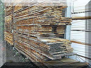 Eiche Schnittholz 38 mm 400 x 35 cm