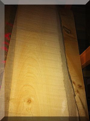 Ahorn Schnittholz 50 mm Kurzbohle 230 x 30 cm