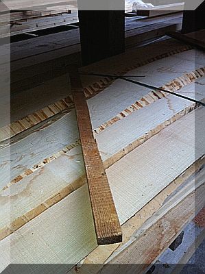 Esche Schnittholz 40 mm Minibohle 100 x 30 cm
